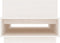 vidaXL - Salontafel - 80x55x40,5 - cm - massief - grenenhout - wit