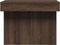 vidaXL - Salontafel - 80x55x40 - cm - bewerkt - hout - bruin - eikenkleurig