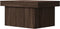 vidaXL - Salontafel - 80x55x40 - cm - bewerkt - hout - bruin - eikenkleurig