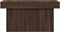 vidaXL - Salontafel - 80x55x40 - cm - bewerkt - hout - bruin - eikenkleurig