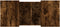 vidaXL - Salontafel - 80x55x40 - cm - bewerkt - hout - gerookt - eikenkleurig
