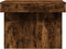 vidaXL - Salontafel - 80x55x40 - cm - bewerkt - hout - gerookt - eikenkleurig