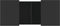 vidaXL - Salontafel - 80x55x40 - cm - bewerkt - hout - zwart