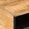 vidaXL - Salontafel - 80x55x40 - cm - massief - ruw - mangohout