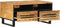 vidaXL - Salontafel - 80x55x40 - cm - massief - ruw - mangohout