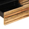 vidaXL - Salontafel - 80x55x40 - cm - massief - ruw - mangohout