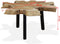 vidaXL - Salontafel - 80x70x38 - cm - echt - teakhout