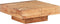 vidaXL - Salontafel - 80x80x28 - cm - massief - acaciahout