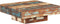 vidaXL - Salontafel - 80x80x28 - cm - massief - gerecycled - hout