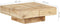 vidaXL - Salontafel - 80x80x28 - cm - massief - mangohout