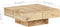 vidaXL - Salontafel - 80x80x28 - cm - massief - mangohout