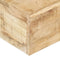 vidaXL - Salontafel - 80x80x28 - cm - massief - mangohout