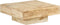 vidaXL - Salontafel - 80x80x28 - cm - massief - mangohout