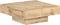 vidaXL - Salontafel - 80x80x28 - cm - massief - mangohout