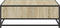 vidaXL - Salontafel - 80x80x30 - cm - bewerkt - hout - en - metaal - sonoma - eikenkleur