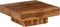 vidaXL - Salontafel - 80x80x30 - cm - massief - acaciahout