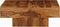 vidaXL - Salontafel - 80x80x30 - cm - massief - acaciahout