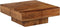 vidaXL - Salontafel - 80x80x30 - cm - massief - acaciahout