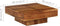 vidaXL - Salontafel - 80x80x30 - cm - massief - acaciahout