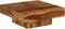 vidaXL - Salontafel - 80x80x30 - cm - massief - acaciahout
