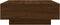 vidaXL - Salontafel - 80x80x31 - cm - bewerkt - hout - bruin - eikenkleur