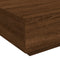 vidaXL - Salontafel - 80x80x31 - cm - bewerkt - hout - bruin - eikenkleur