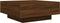 vidaXL - Salontafel - 80x80x31 - cm - bewerkt - hout - bruin - eikenkleur