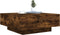 vidaXL - Salontafel - 80x80x31 - cm - bewerkt - hout - gerookt - eikenkleurig