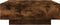 vidaXL - Salontafel - 80x80x31 - cm - bewerkt - hout - gerookt - eikenkleurig