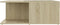 vidaXL - Salontafel - 80x80x31 - cm - bewerkt - hout - sonoma - eikenkleurig