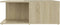 vidaXL - Salontafel - 80x80x31 - cm - bewerkt - hout - wit - en - sonoma - eikenkleurig