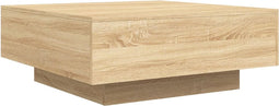 vidaXL - Salontafel - 80x80x31 - cm - spaanplaat - sonoma - eikenkleurig