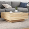 vidaXL - Salontafel - 80x80x31 - cm - spaanplaat - sonoma - eikenkleurig