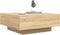 vidaXL - Salontafel - 80x80x31 - cm - spaanplaat - sonoma - eikenkleurig