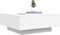 vidaXL - Salontafel - 80x80x31 - cm - spaanplaat - wit