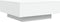 vidaXL - Salontafel - 80x80x31 - cm - spaanplaat - wit