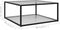 vidaXL - Salontafel - 80x80x35 - cm - gehard - glas - transparant