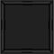 vidaXL - Salontafel - 80x80x35 - cm - gehard - glas - zwart
