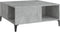 vidaXL - Salontafel - 80x80x36,5 - cm - bewerkt - hout - betongrijs