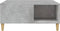 vidaXL - Salontafel - 80x80x36,5 - cm - bewerkt - hout - betongrijs