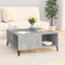 vidaXL - Salontafel - 80x80x36,5 - cm - bewerkt - hout - betongrijs