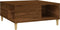 vidaXL - Salontafel - 80x80x36,5 - cm - bewerkt - hout - bruin - eikenkleur