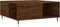vidaXL - Salontafel - 80x80x36,5 - cm - bewerkt - hout - bruin - eikenkleur