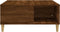 vidaXL - Salontafel - 80x80x36,5 - cm - bewerkt - hout - bruin - eikenkleur