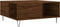 vidaXL - Salontafel - 80x80x36,5 - cm - bewerkt - hout - bruin - eikenkleur