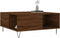 vidaXL - Salontafel - 80x80x36,5 - cm - bewerkt - hout - bruin - eikenkleur