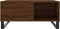 vidaXL - Salontafel - 80x80x36,5 - cm - bewerkt - hout - bruin - eikenkleur
