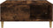 vidaXL - Salontafel - 80x80x36,5 - cm - bewerkt - hout - gerookt - eikenkleurig