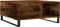 vidaXL - Salontafel - 80x80x36,5 - cm - bewerkt - hout - gerookt - eikenkleurig