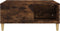 vidaXL - Salontafel - 80x80x36,5 - cm - bewerkt - hout - gerookt - eikenkleurig